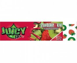 Juicy Jay's ochucené krátké papírky, Strawberry kiwi, 32ks/bal.